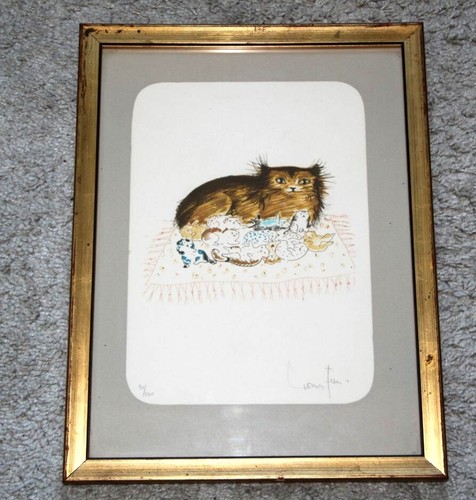 Rare lithographie léonor - lithographie,