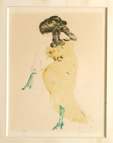 Lithographie léonor fini - lithographie,